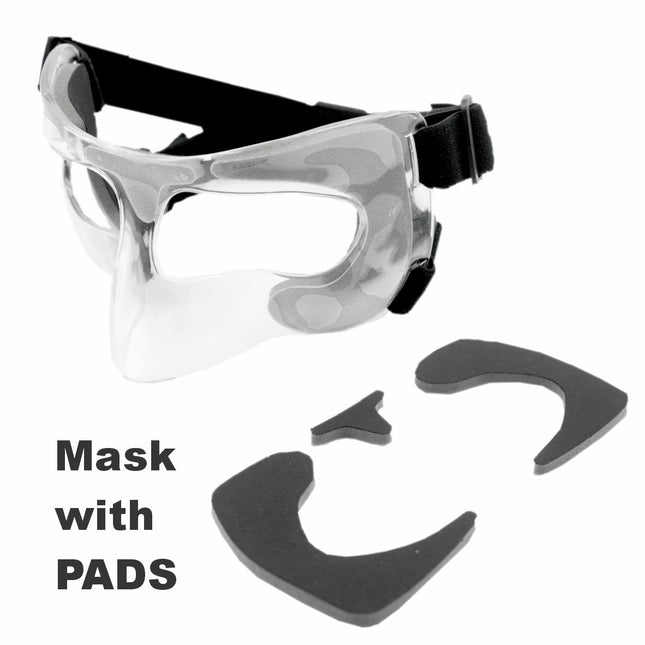 BODYASSIST Deluxe Face & Nose Guard Clear Adult One Size