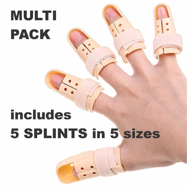 FINGER COT SPLINT SET - 5 SIZES