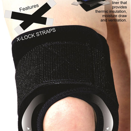 Bodyassist Deluxe Thermal X-Lock Knee Wrap