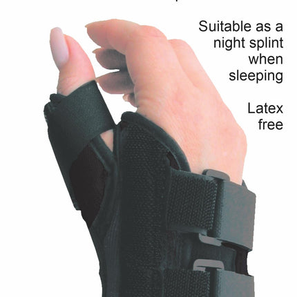 BODYASSIST Deluxe Wrist Brace & Thumb Spica Right