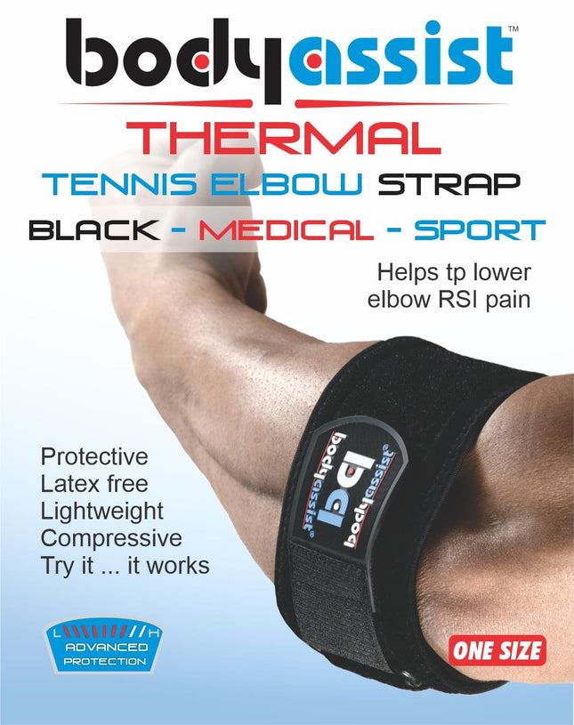 BODYASSIST Thermal Tennis Elbow Strap One Size