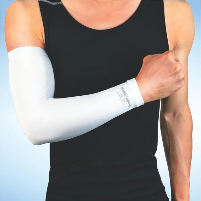 BODYASSIST Compression Arm Sleeve White