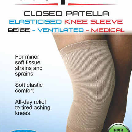 BODYASSIST Slip-On Knee Closed Beige