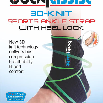 BODYASSIST Sports Ankle Strap Black One Size