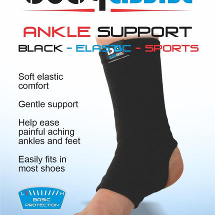 BODYASSIST Sports Elastic Ankle Black