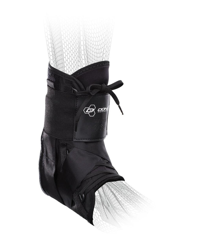 DONJOY Anaform Lace-Up Ankle Brace Black