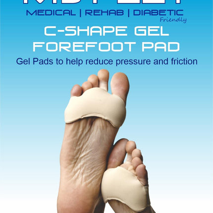 MY FEET Gel C-Shape Forefoot Pad