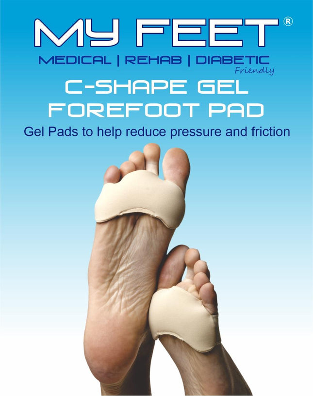 MY FEET Gel C-Shape Forefoot Pad