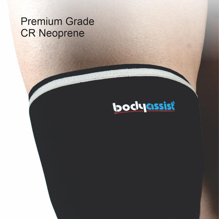 BODYASSIST Power Lifter 7mm Knee Sleeve Black