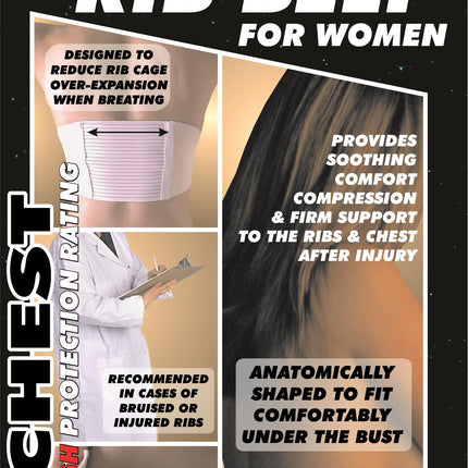 BODYASSIST Womens Rib Belt