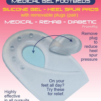 MY FEET Silicone Gel Heel Spur Pads