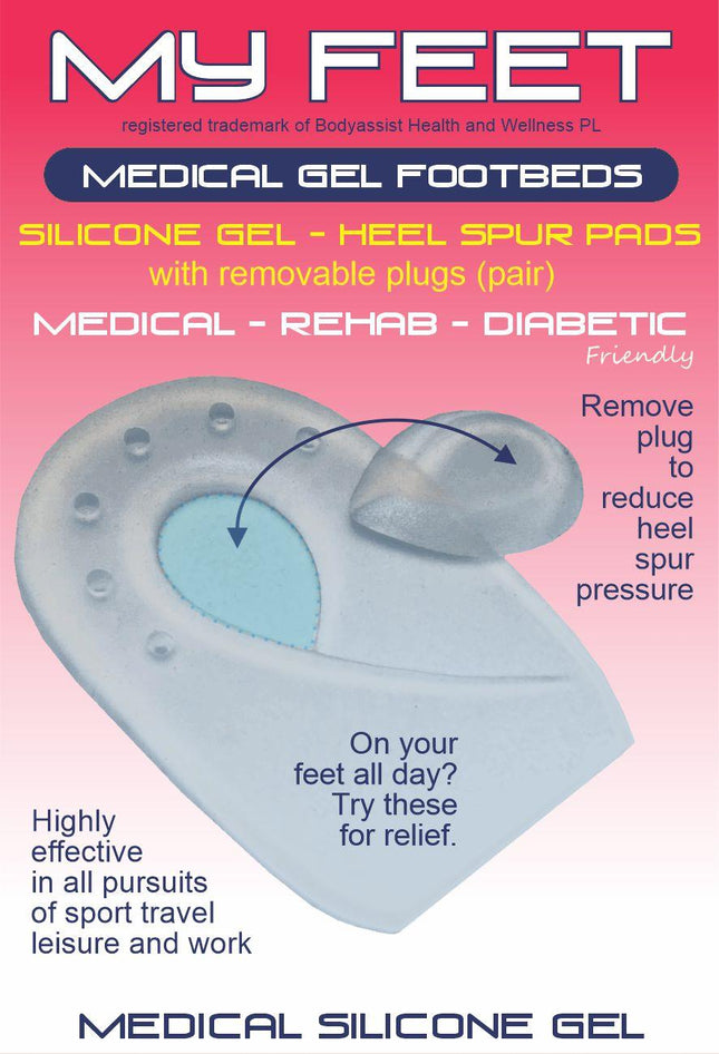 MY FEET Silicone Gel Heel Spur Pads