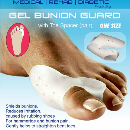 MY FEET Gel Bunion Guard with Toe Spacer One Size Pair