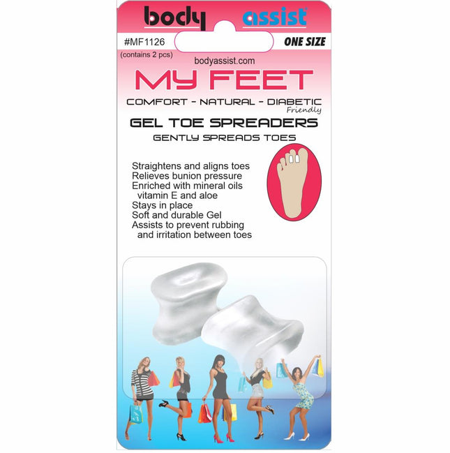 MY FEET GEL TOE SPREADERS (PAIR)