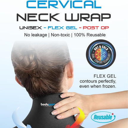 BODYASSIST HOT/COLD CERVICAL NECK WRAP (ONE SIZE)