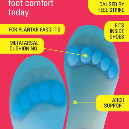 MY FEET Silicone Gel Full Length Insoles