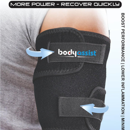BODYASSIST Forearm Bicep-Tricep Brace Black