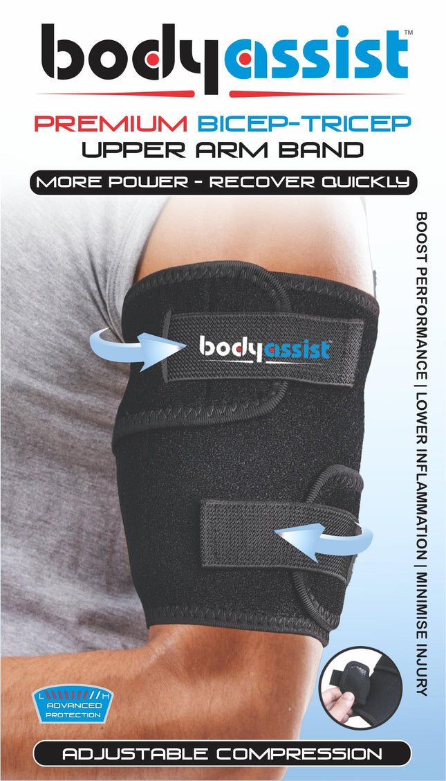 BODYASSIST Forearm Bicep-Tricep Brace Black