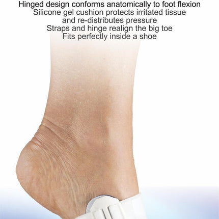 MF HALLUX VALGUS BUNION SPLINT WITH SILICONE GEL PAD - ONE SIZE