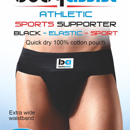 BODYASSIST Adult Athletic Supporter Black