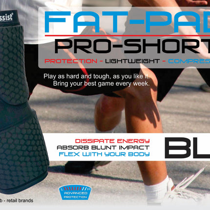 BODYASSIST Fatpad Padded Pro Short Black