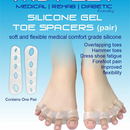 MY FEET Gel Toe Stretcher Set Pair