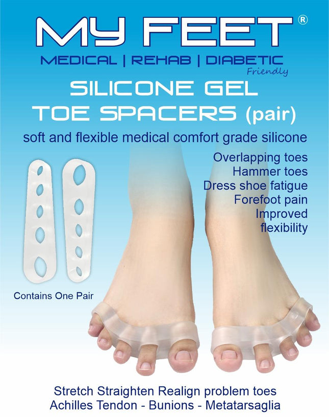 MY FEET Gel Toe Stretcher Set Pair