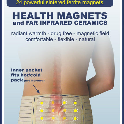DICK WICKS Magnetic Deluxe Back Support