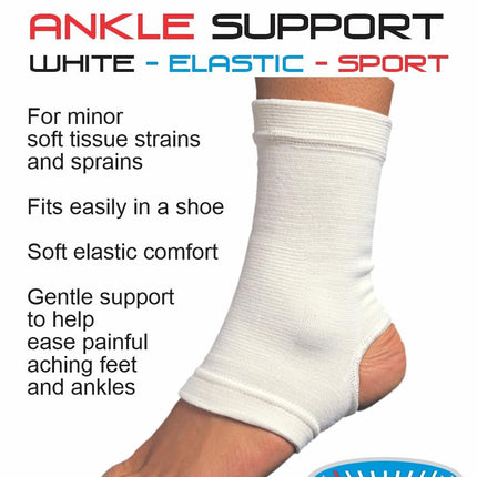 BODYASSIST Slip-On Ankle White