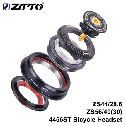 ZTTO MTB Road Bicycle Headset CNC 1 1/8"-1 1/2" Tapered 28.6 Fork Bearing