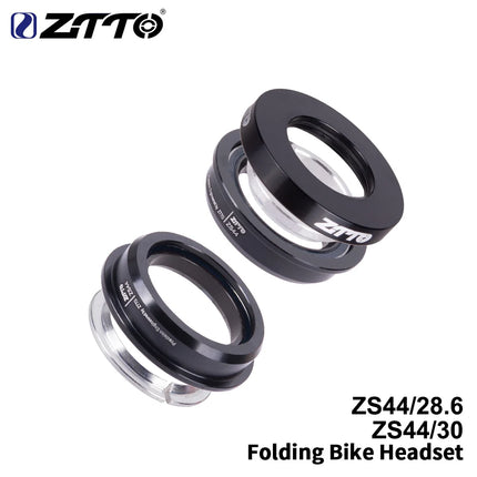 ZTTO MTB Road Bicycle Headset CNC 1 1/8"-1 1/2" Tapered 28.6 Fork Bearing