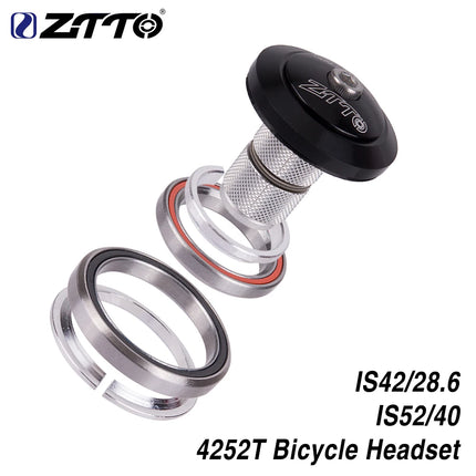 ZTTO MTB Road Bicycle Headset CNC 1 1/8"-1 1/2" Tapered 28.6 Fork Bearing