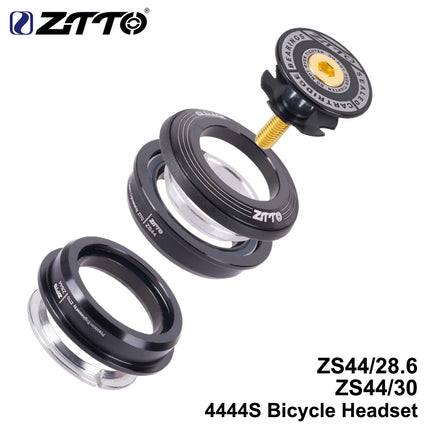 ZTTO MTB Road Bicycle Headset CNC 1 1/8"-1 1/2" Tapered 28.6 Fork Bearing