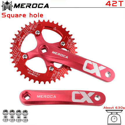 MEROCA CX Square Hole Bicycle Crankset