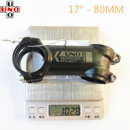 UNO Ultralight 7/17° Bike Stem  MTB/Road, 31.8mm, 60-130mm