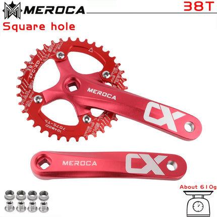 MEROCA CX Square Hole Bicycle Crankset