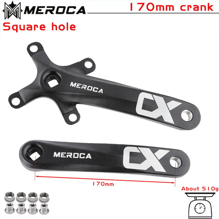 MEROCA CX Square Hole Bicycle Crankset