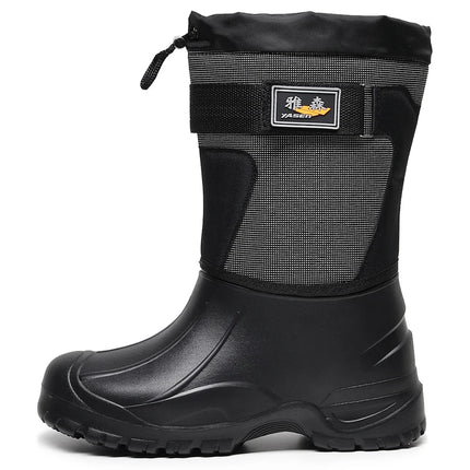 winter boots Waterproof Snow Boots Fishing Shoes Men Boots Rain Winter shoes Warm Fur Outdoor Camo Hunting Boots Camouflage