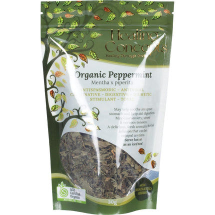 HEALING CONCEPTS Organic Peppermint 30g | Herbs & Spices