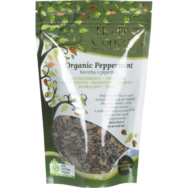 HEALING CONCEPTS Organic Peppermint 30g | Herbs & Spices