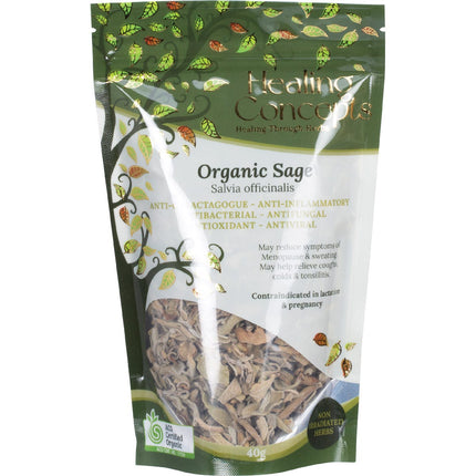 HEALING CONCEPTS Organic Sage 40g | Herbs & Spices