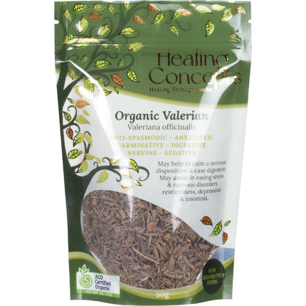 HEALING CONCEPTS Organic Valerian 50g | Herbal Tea