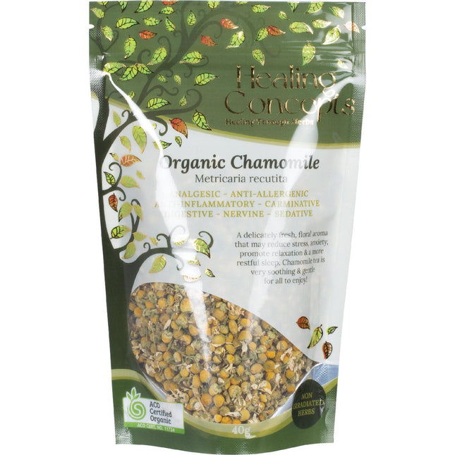 HEALING CONCEPTS Organic Chamomile 40g | Herbal Tea