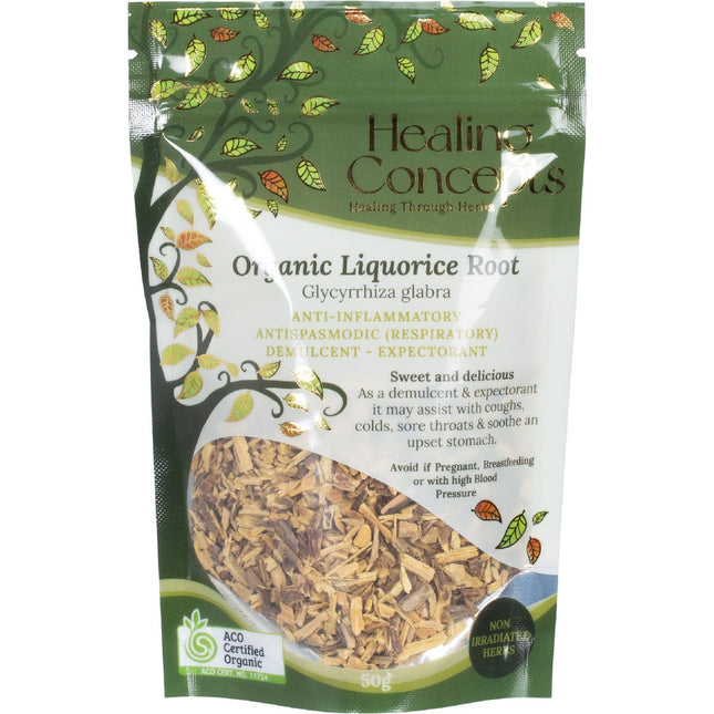 HEALING CONCEPTS Organic Liquorice Root 50g | Grains & Pasta