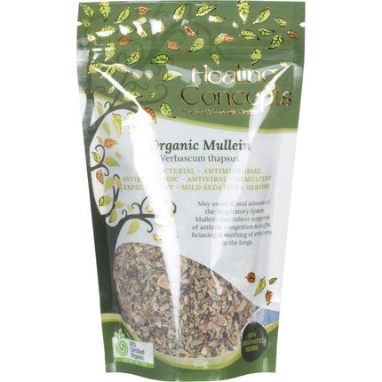 HEALING CONCEPTS Organic Mullein 40g | Herbal Tea