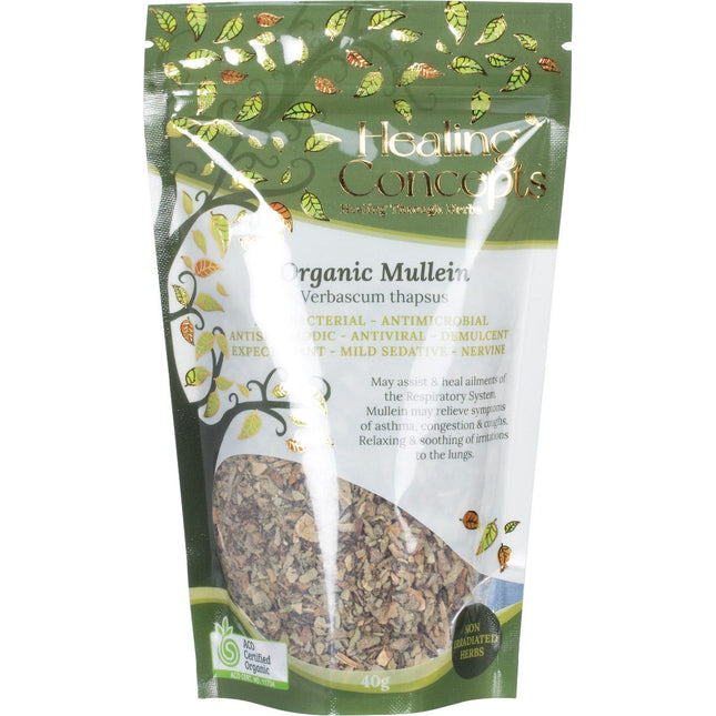 HEALING CONCEPTS Organic Mullein 40g | Herbal Tea