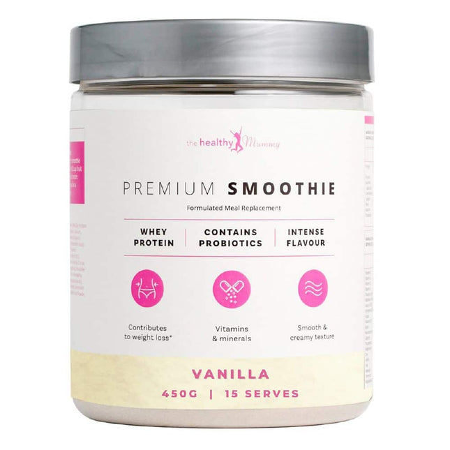 THE HEALTHY MUMMY SMOOTHIE PREMIUM VANILLA 450G