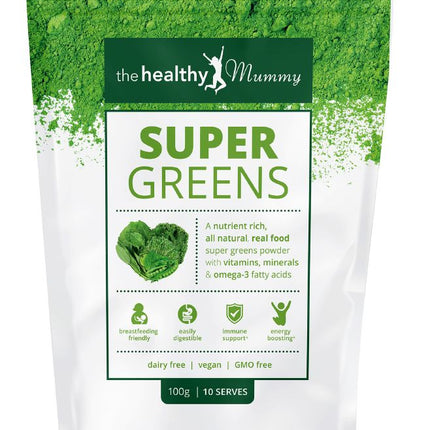 THE HEALTHY MUMMY SUPERGREENS 100G
