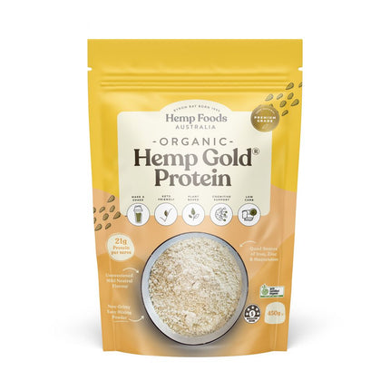 HEMP FOODS AUSTRALIA HEMP PROTEIN ORGANIC 450G