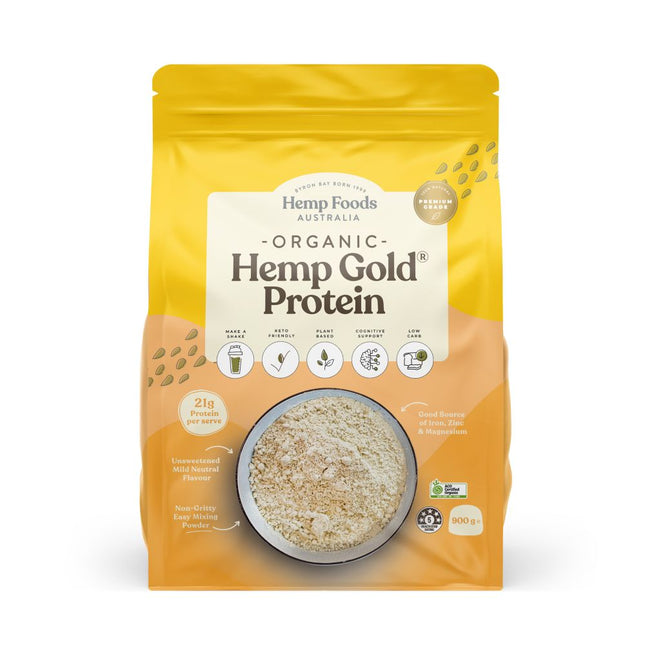 HEMP FOODS AUSTRALIA HEMP PROTEIN ORGANIC 900G